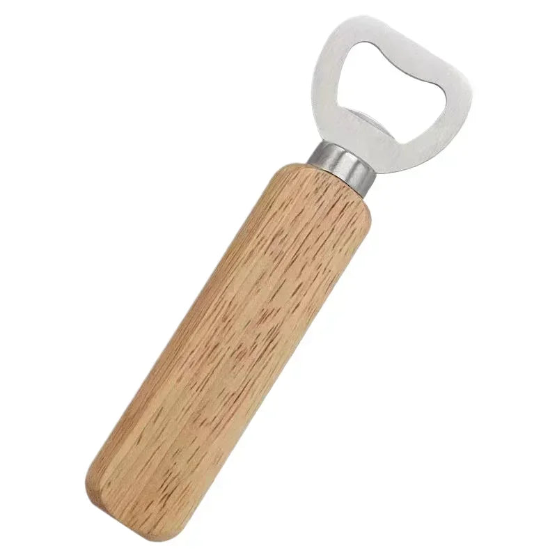 Wood Handle Beer Bottle Opener, Classic Bar Tool | Jenna's Tavern