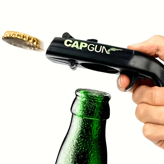Cap Gun Bottle Opener, Shooting Cap Launcher Bar Gadget | Jenna's Tavern